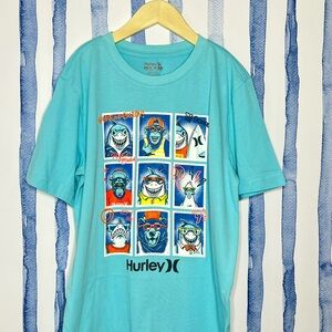 Hurley Aqua Graphic T-Shirt